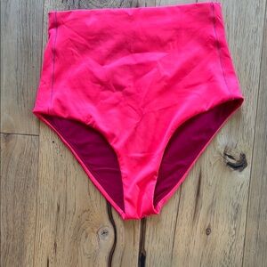 Left on Friday High-Waisted Pink Bikini Bottom